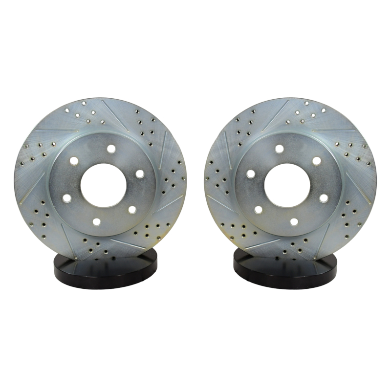 Nissan Armada Brake Rotors (2) - Front - Baer Brakes - Claw Performance - Zinc-Plated - `04-`05